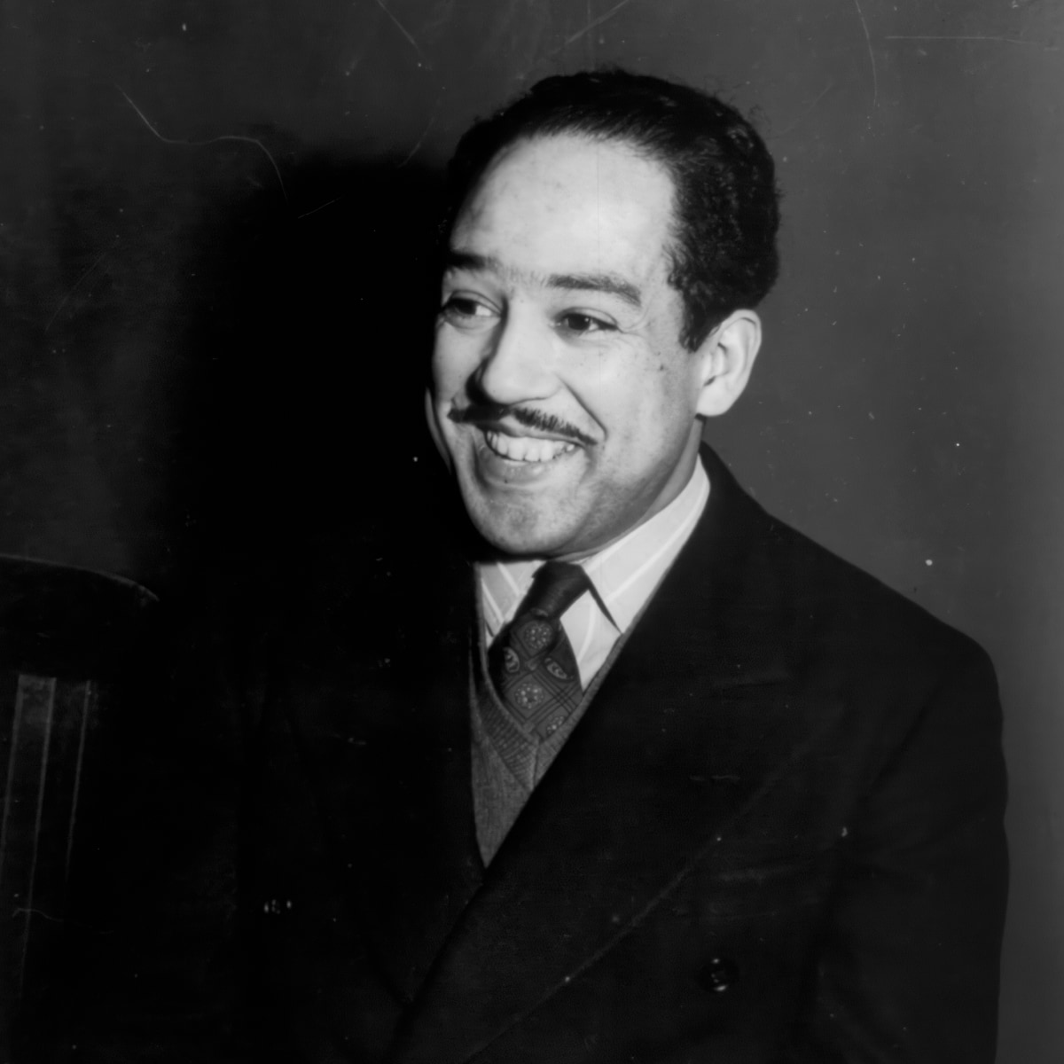 African-American poet Langston Hughes