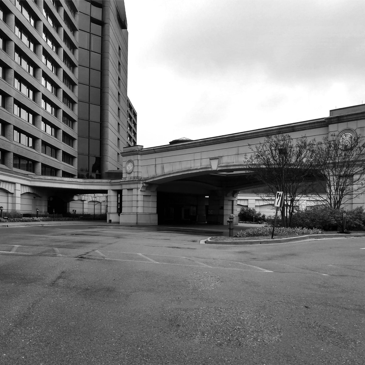Road outside the Sheraton Washington Hotel